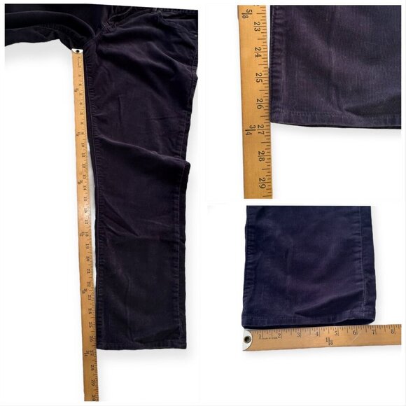 Gap 1969 Sexy Boyfriend Corduroy Pants,  Size 31, Stretch Cord, Navy Uniform - Picture 9 of 9